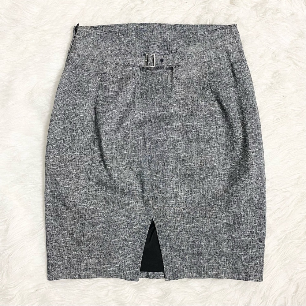 EXPRESS Gray Pencil Skirt - Picture 2 of 7